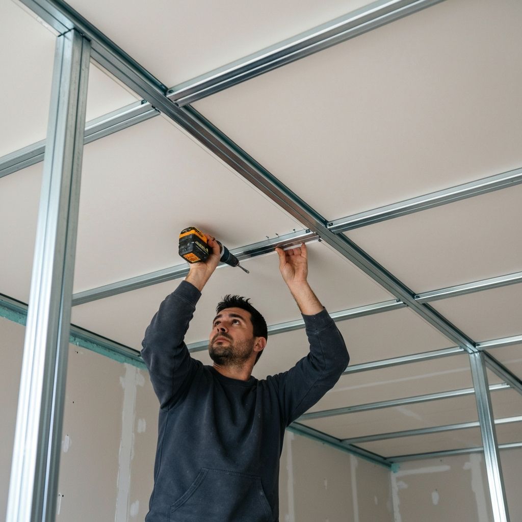 Gypsum Ceiling Installation